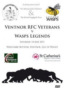 RUGBY FILM: VENTNOR RFC VETERANS V WASPS LEGENDS, 14 MAY 2011
