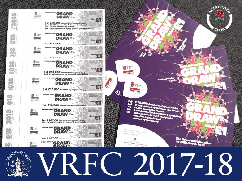 england rugby grand-draw-tickets-2017-18-at-ventnor-rfc
