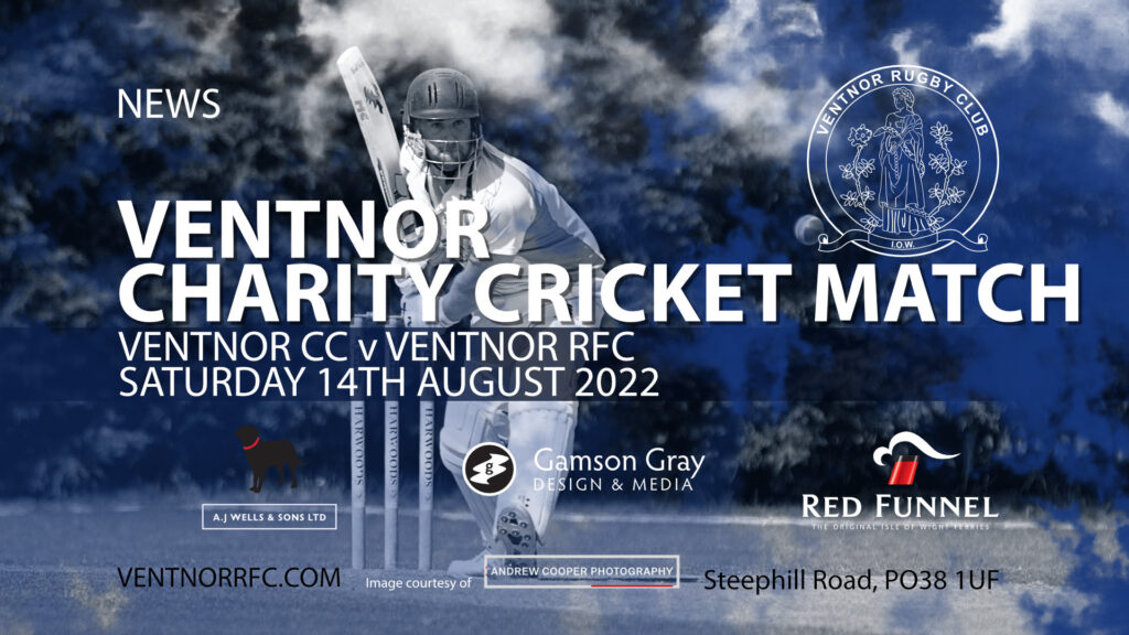 Charity Cricket Match Ventnor CC v Ventnor RFC Saturday 14 August 2022