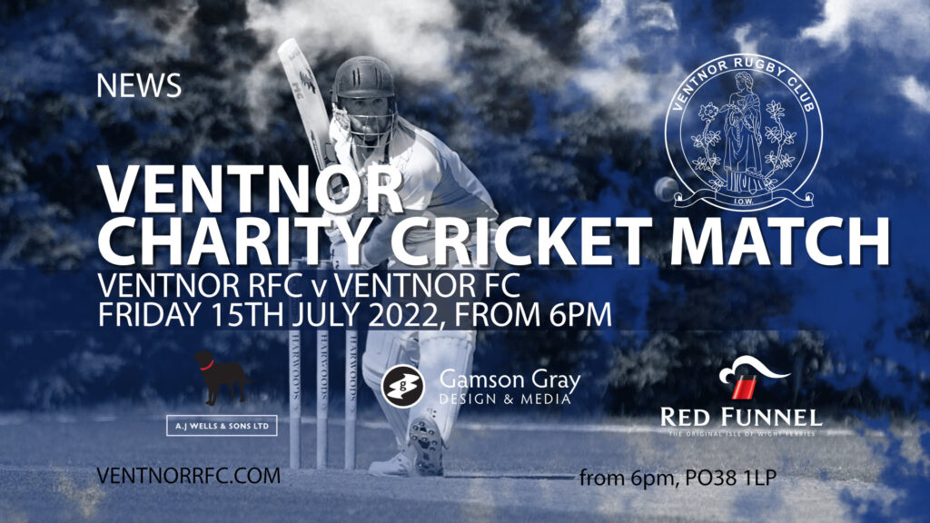Charity Cricket Match Ventnor RFC v Ventnor FC Friday 15 July 2022