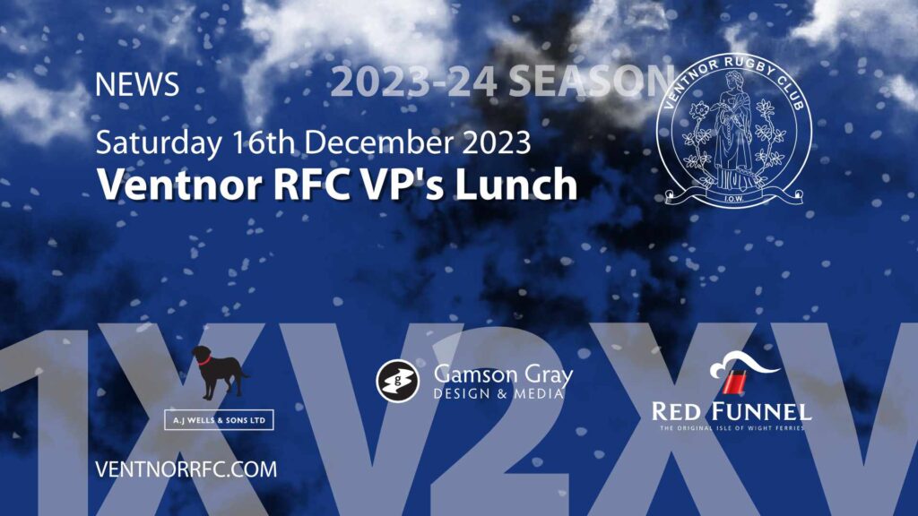 Ventnor RFC VP's Lunch Saturday 16 December 2023