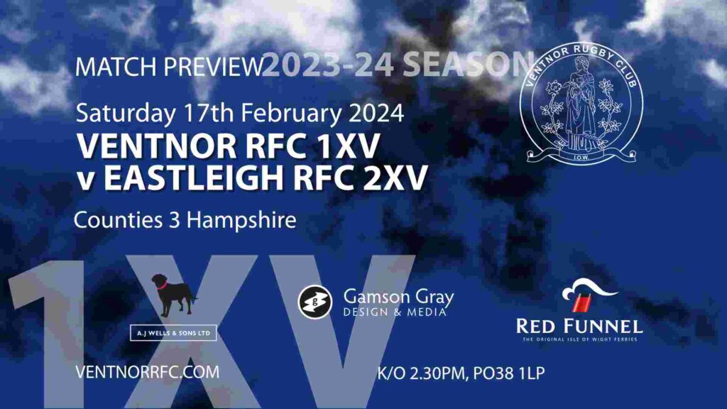 Ventnor RFC 1XV v Eastleigh RFC 2XV Counties 3 Hampshire 2023-24 fixture