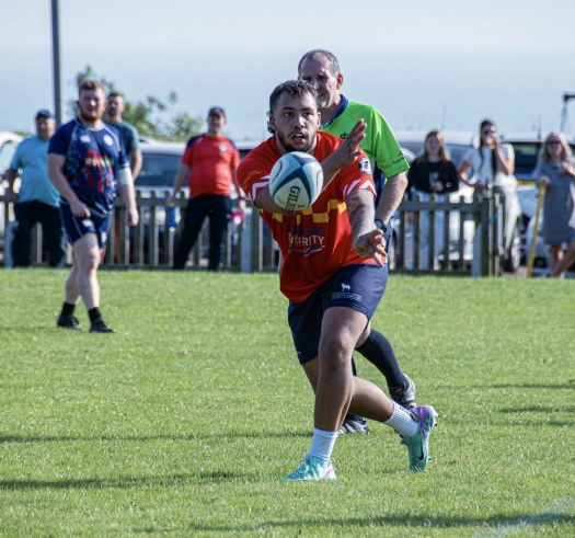 Ventnor Rugby Club's Max Wheeler against aldershot and Fleet RFC 21 september 2024
