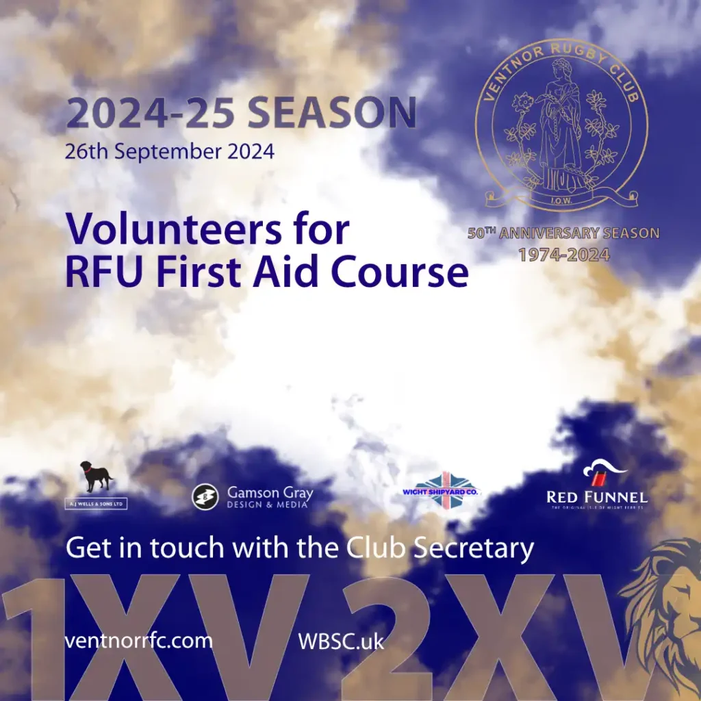 Volunteers for RFU First Aid Course