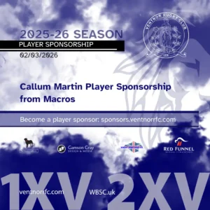 Callum Martin Player Sponsorship 2025-26 season from Macros