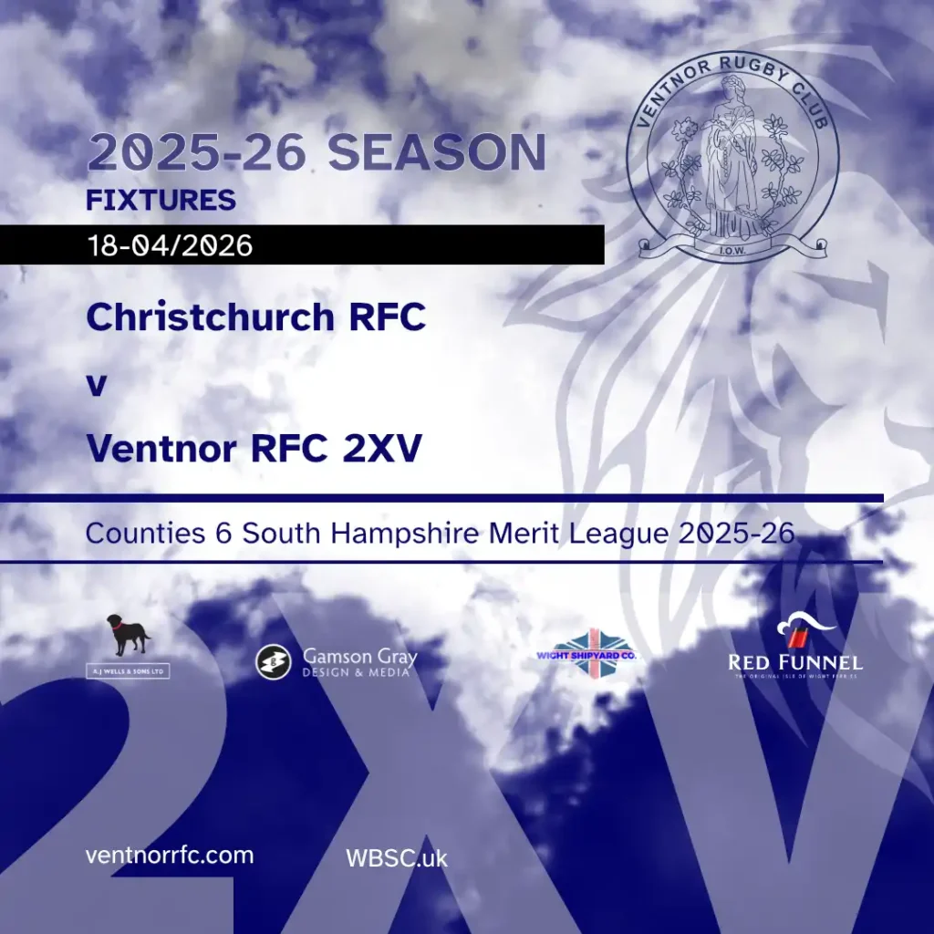 Christchurch RFC v Ventnor RFC 2XV 2025-26 League Fixture