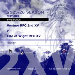 Friendly Ventnor RFC 2XV v Isle of Wight RFC XV 7 March 2026