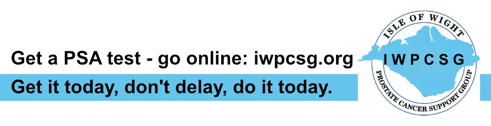 Get a PSA test with the Isle of Wight Prostate Cancer Support Group