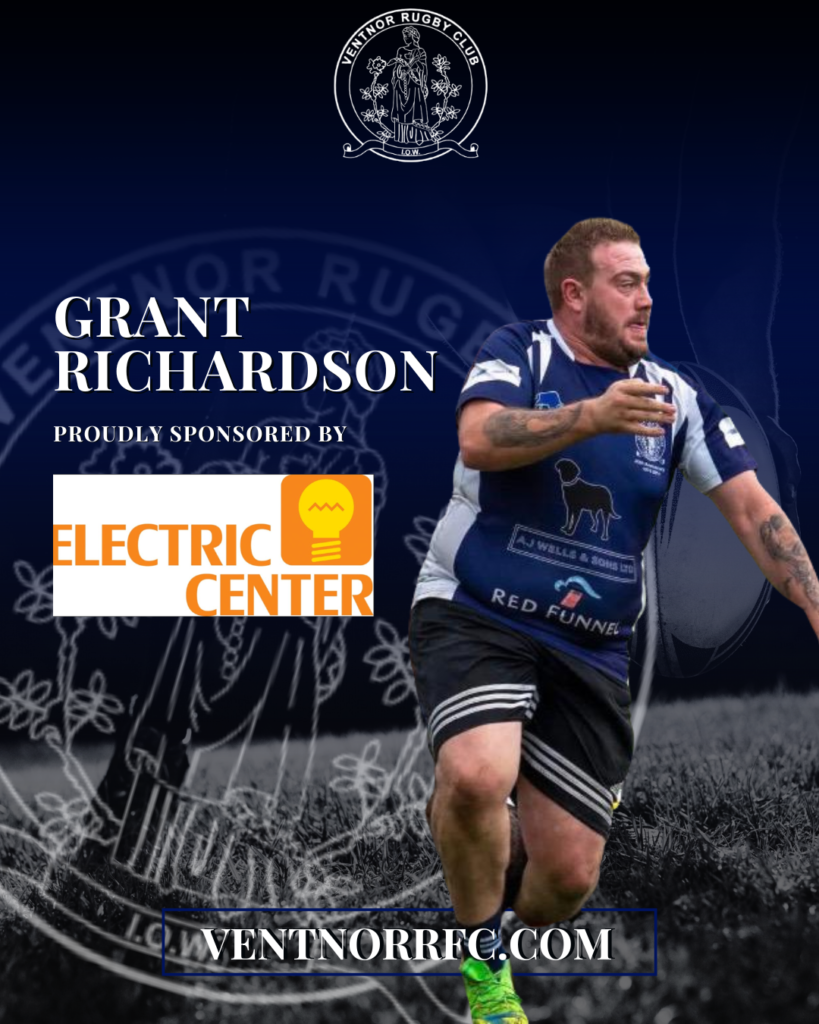 Grant Richardson Player Sponsorship 2025-26 season from Electric Centre