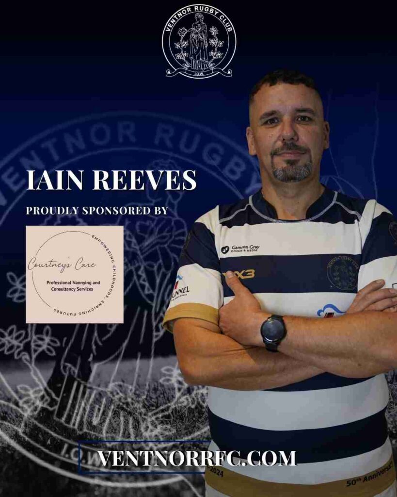 Iain Reeves Player Sponsorship 2025-26 season from Courtney’s Care