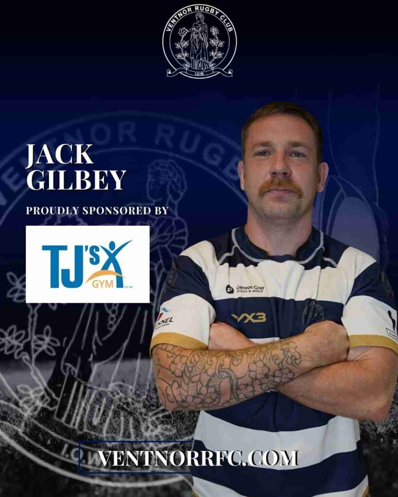 Jack Gilbey Player Sponsorship 2025-26 season from TJ's Gym