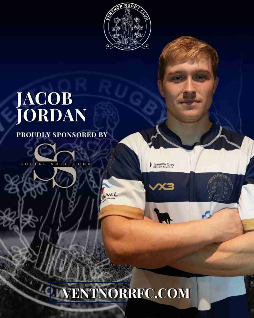 Jacob Jordan Rugby Player Sponsorship 2025-26 season from Social Solutions