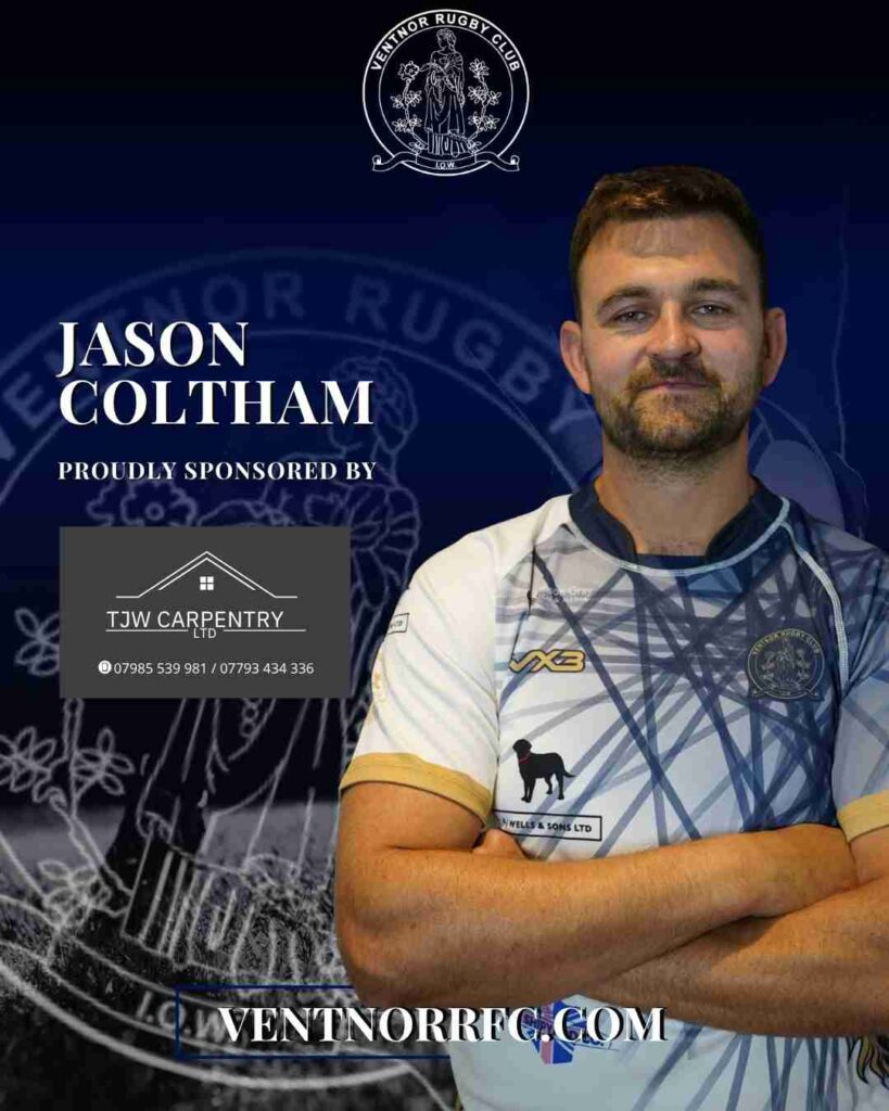 Jason Coltham Player Sponsorship 2025-26 season from TJW Carpentry