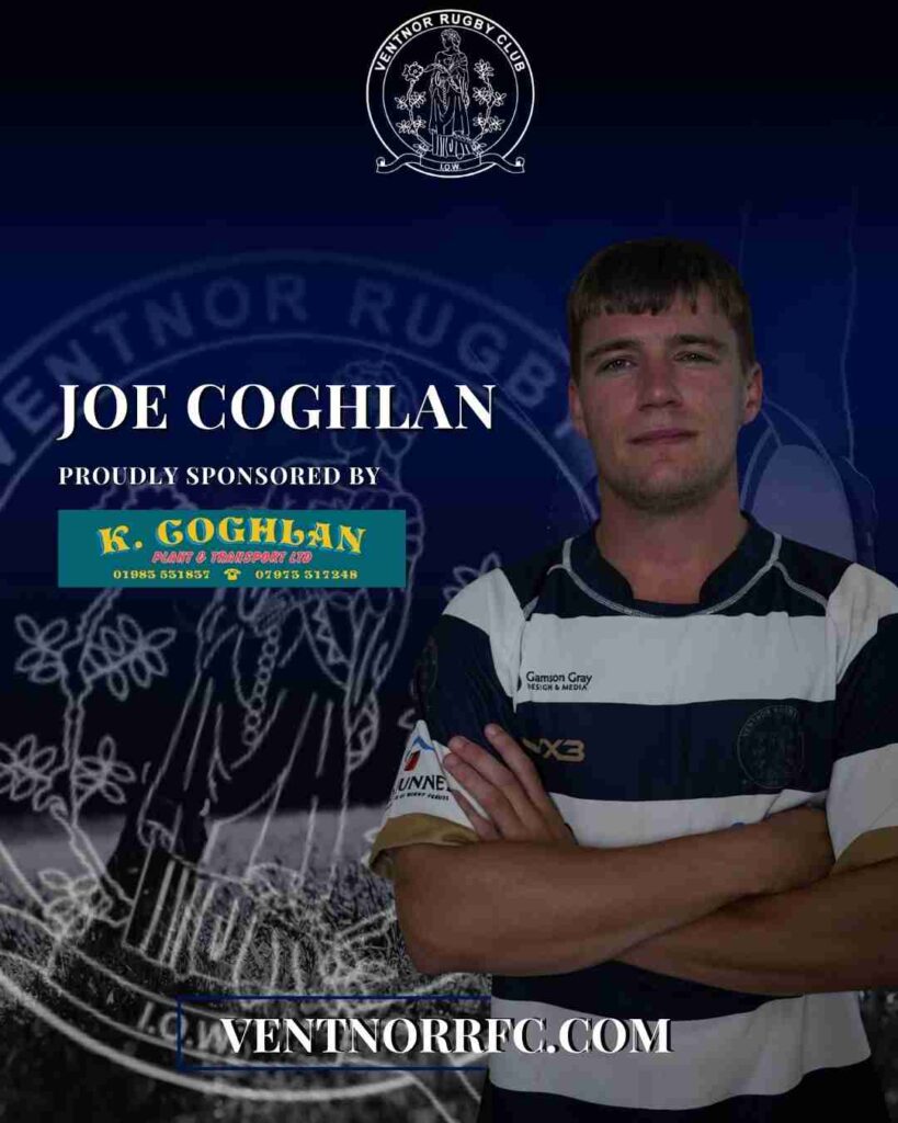 Joe Coglan Player Sponsorship 2025-26 season from K Coghlan Plant & Transport Ltd