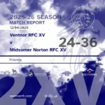 Match report Ventnor RFC XV 24-36 Midsomer Norton RFC XV Friendly 12 April 2026