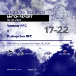 Match report Ventnor RFC XV v Bishopston RFC in the Community Plate Semi Final