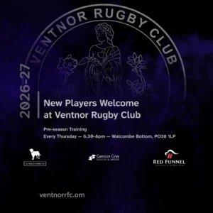 New Players Welcome at Ventnor Rugby Club for 2026-27
