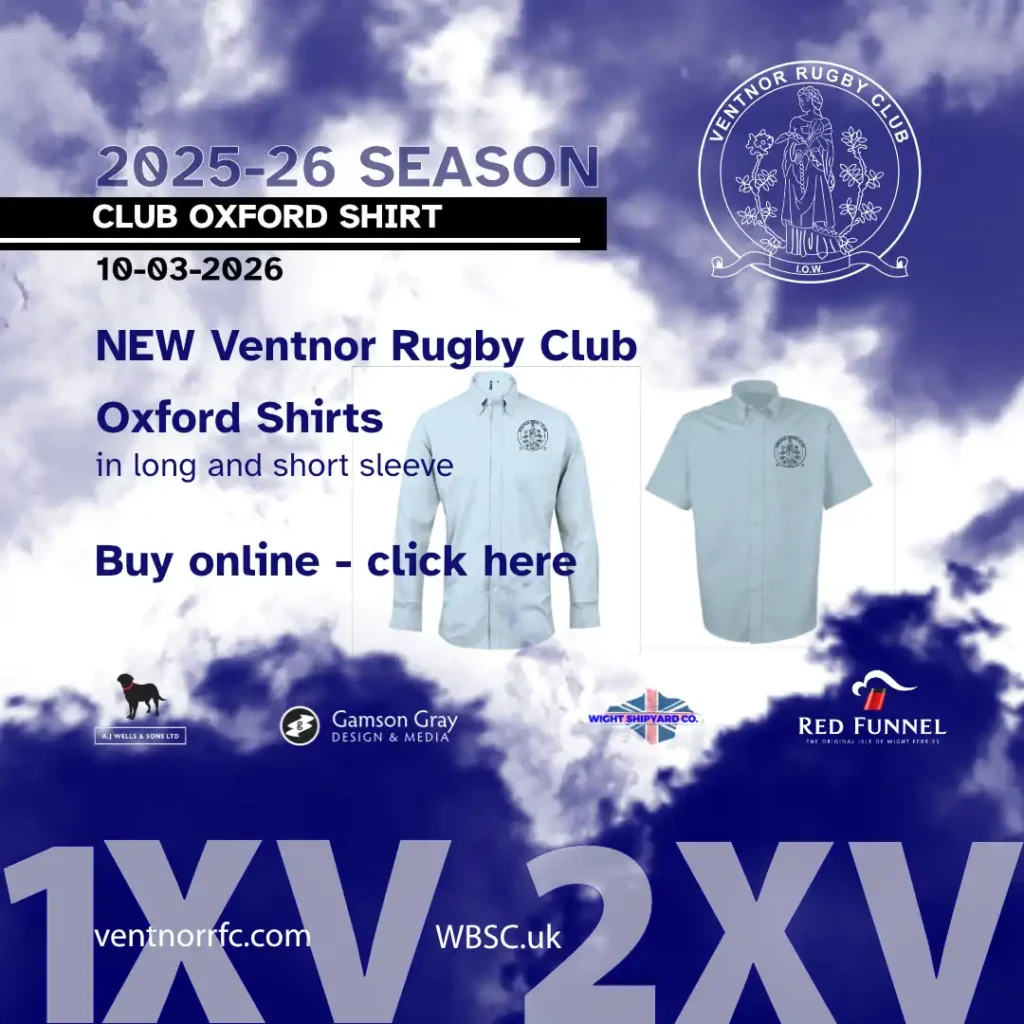New Ventnor Rugby Club Oxford Shirts from IDML