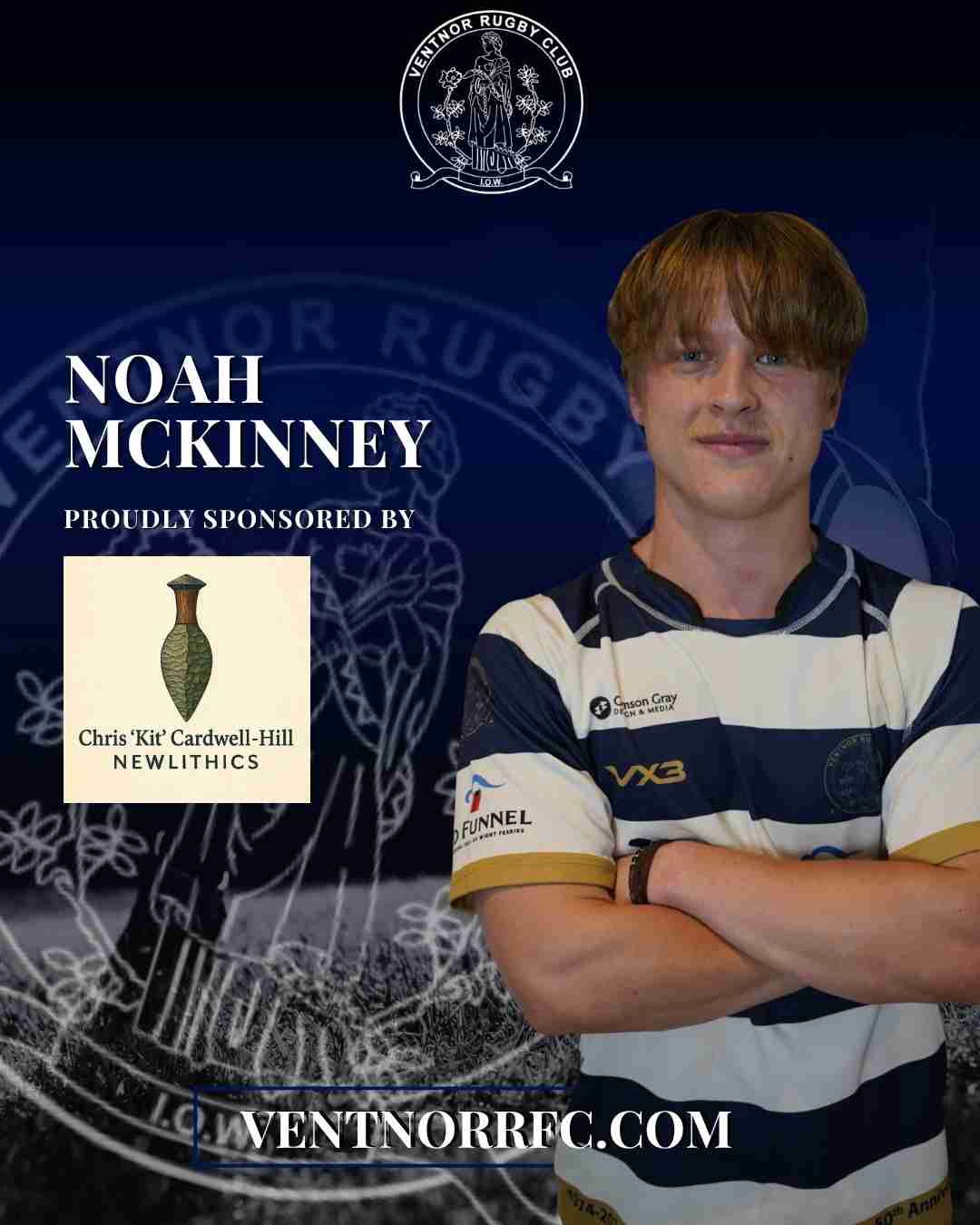 Noah McKinney Player Sponsorship 2025-26 season from Chris ‘Kit ...