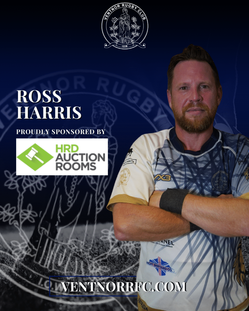 Ross Harris Rugby Player Sponsorship 2025-26 season from HRD Auction Rooms