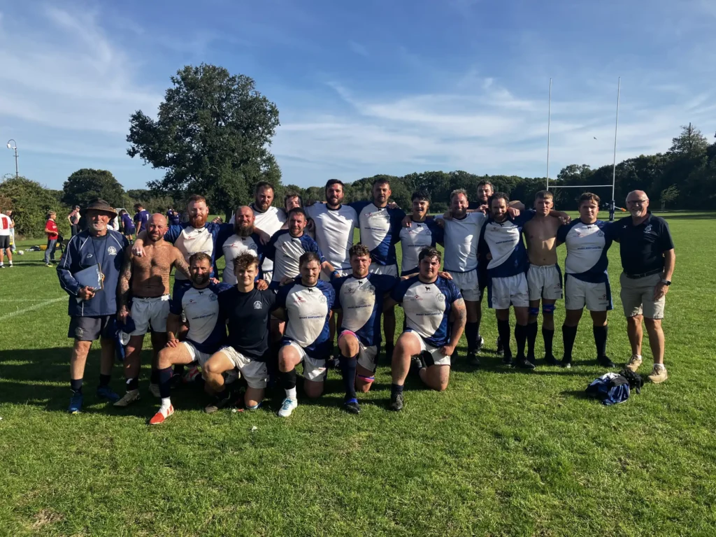 Team photo Ventnor v Lymington Mariners 6th Sept 2025
