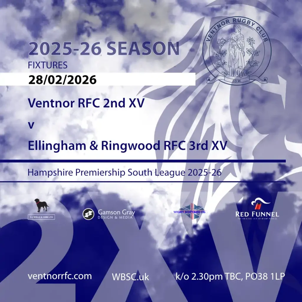 Ventnor RFC 2nd XV v Ellingham and Ringwood RFC 3rd XV 2025-26 fixture