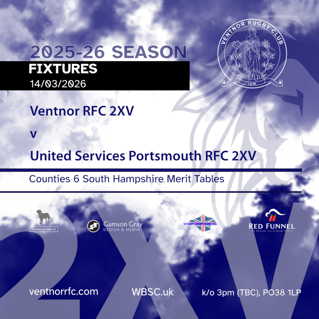 Ventnor RFC 2XV v United Services Portsmouth RFC 2XV 2025-26 League Fixture