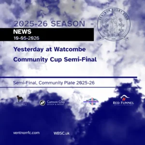 Yesterday at Watcombe Community Cup Semi-Final